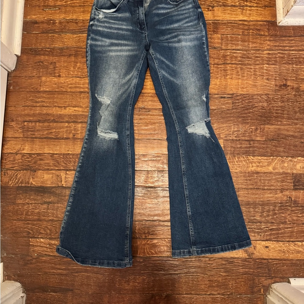 Classic Denim Flare Jeans